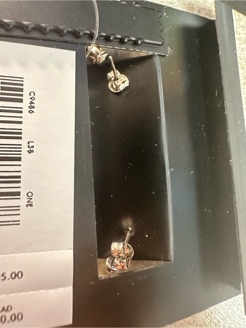 Coach Asymmetrical Guitar & Snail Drop Earrings - Green & Brown - Picture 5 of 10
